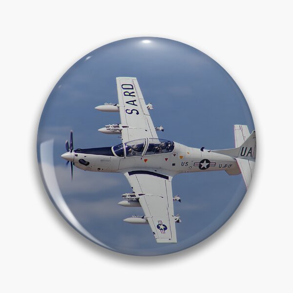 Item preview, Agile Super Tucano Flying Above Rolling Hills at Dusk designed and sold by Skyframe Aviation.