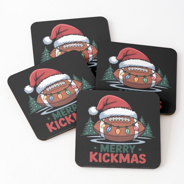 Item preview, Merry Kickmas Football Christmas Design designed and sold by graphicnew.
