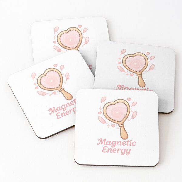 Item preview, Soft Girl Aura Mirror | Magnetic Energy | Kawaii Law of Attraction Sticker | Divine Feminine Energy Aesthetic designed and sold by HerDreamCodes.