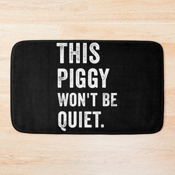 Item preview, Quiet Piggy Funny Quiet Piggy Meme designed and sold by RosellaBalistre.