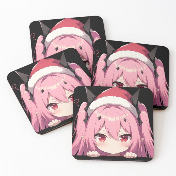 Item preview, Krul Tepes Seraph Of The End Chibi Kawaii Christmas Peeker Anime Girl Holiday Charm designed and sold by HumbertoValveno.