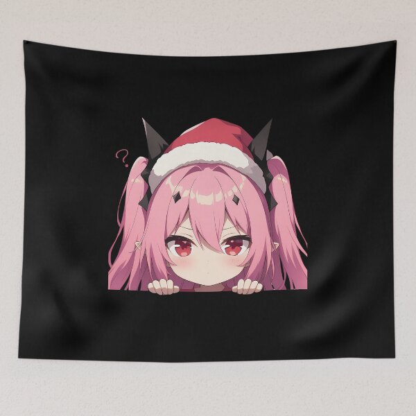 Item preview, Krul Tepes Seraph Of The End Chibi Kawaii Christmas Peeker Anime Girl Holiday Charm designed and sold by HumbertoValveno.