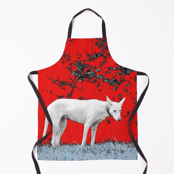 Item preview, White Dog and Chair – Surreal Still Life of the Future / Swiss Artwork Photography designed and sold by Raphael Wolf.