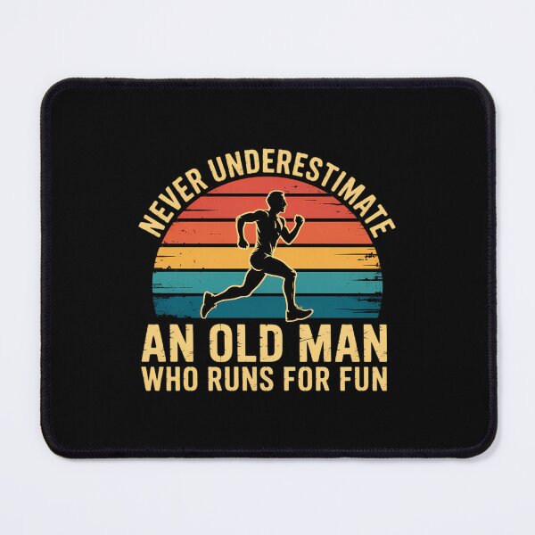 Item preview, Old Man Running Humor Fitness Lover Funny Senior Runner designed and sold by DentistLegal.