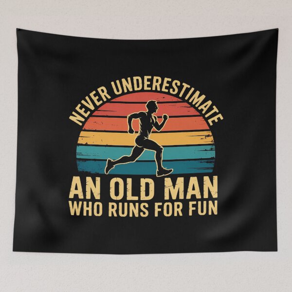 Item preview, Old Man Running Humor Fitness Lover Funny Senior Runner designed and sold by DentistLegal.