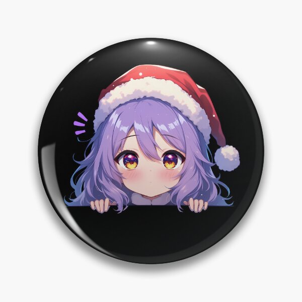 Item preview, Hiiragi Shinoa Seraph Of The End Chibi Kawaii Christmas Peeker Anime Girl Holiday Glow designed and sold by HumbertoValveno.