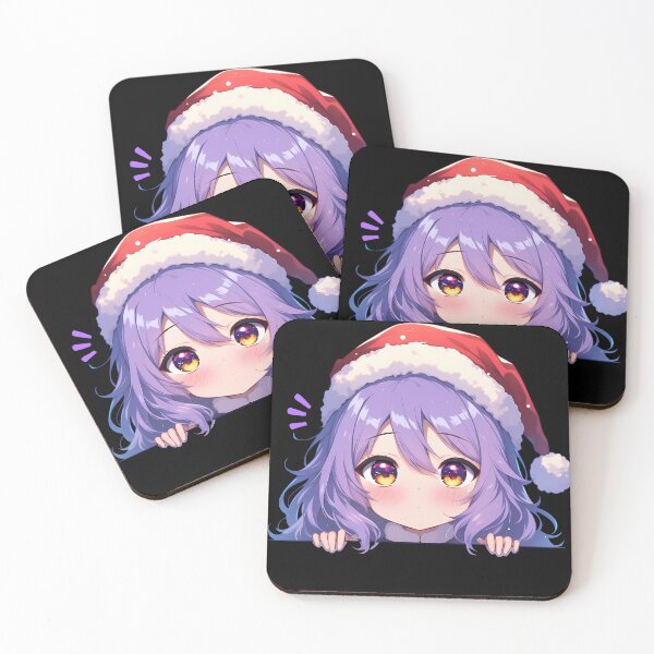 Item preview, Hiiragi Shinoa Seraph Of The End Chibi Kawaii Christmas Peeker Anime Girl Holiday Glow designed and sold by HumbertoValveno.