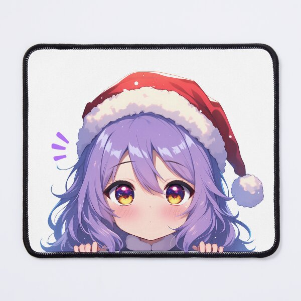 Item preview, Hiiragi Shinoa Seraph Of The End Chibi Kawaii Christmas Peeker Anime Girl Holiday Glow designed and sold by HumbertoValveno.