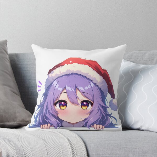 Item preview, Hiiragi Shinoa Seraph Of The End Chibi Kawaii Christmas Peeker Anime Girl Holiday Glow designed and sold by HumbertoValveno.