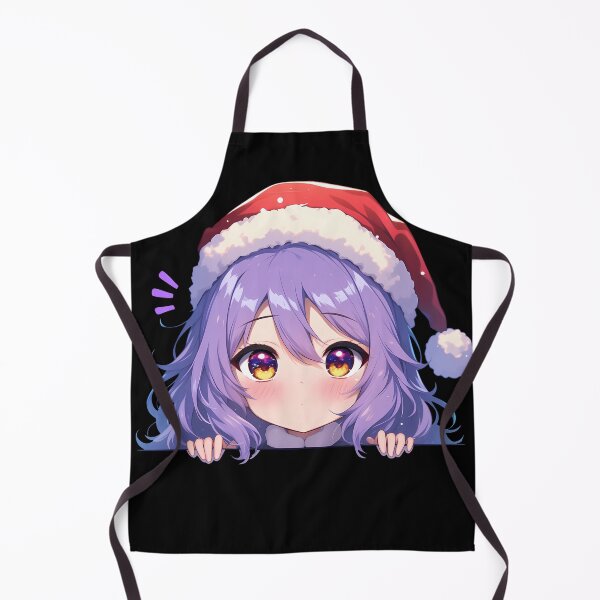 Item preview, Hiiragi Shinoa Seraph Of The End Chibi Kawaii Christmas Peeker Anime Girl Holiday Glow designed and sold by HumbertoValveno.