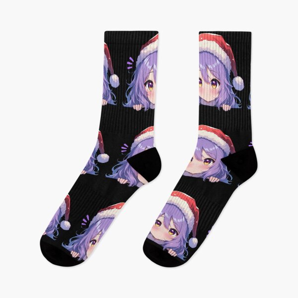 Item preview, Hiiragi Shinoa Seraph Of The End Chibi Kawaii Christmas Peeker Anime Girl Holiday Glow designed and sold by HumbertoValveno.