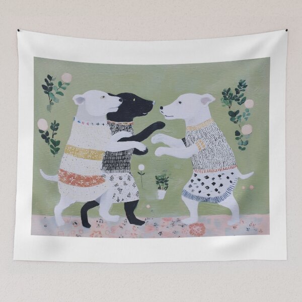 Item preview, PLAYING PIT BULLS illustration .1 designed and sold by lautir.