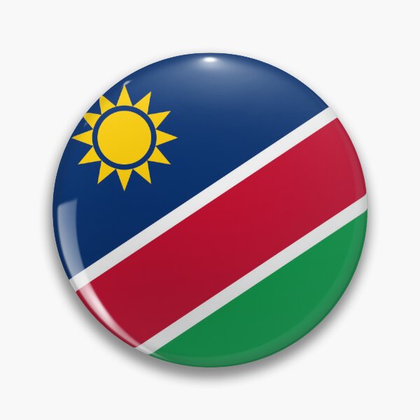 Item preview, Namibia Flag – Sun of Desert Freedom Design designed and sold by Dany05117671.