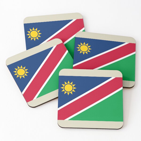 Item preview, Namibia Flag – Sun of Desert Freedom Design designed and sold by Dany05117671.