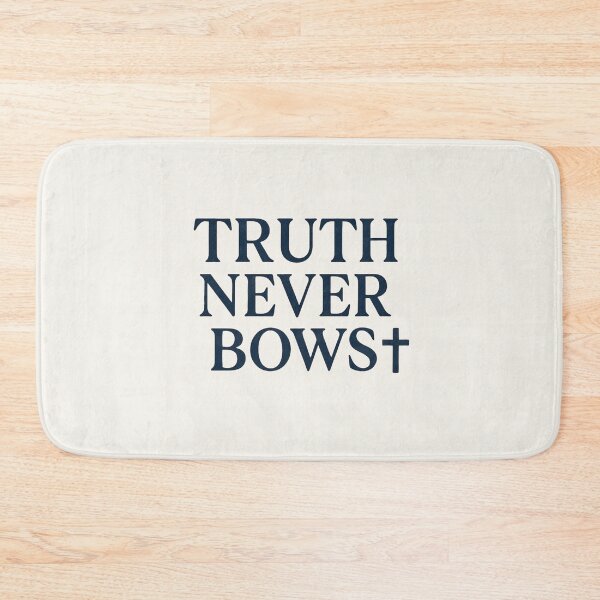 Item preview, Truth Never Bows – Christian Typography Design designed and sold by astersgraphics.