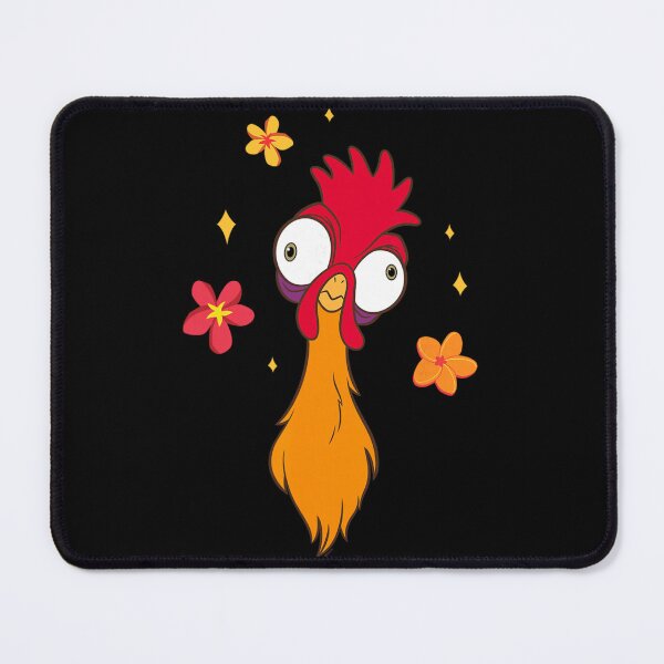 Item preview, Tropical Rooster Art – Cute Island Bird With Flowers Illustration designed and sold by houpdrebesn.