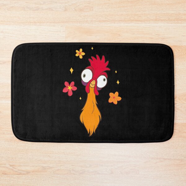 Item preview, Tropical Rooster Art – Cute Island Bird With Flowers Illustration designed and sold by houpdrebesn.
