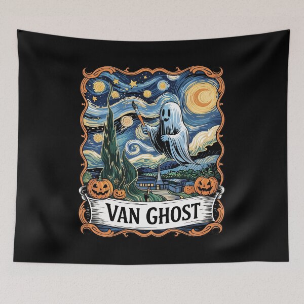 Item preview, Van Ghost Art Teacher Halloween designed and sold by MyzoToyota.