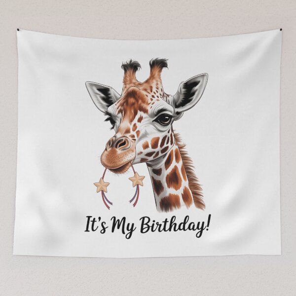 Item preview, It's My Birthday Good Time Giraffe Party Animal designed and sold by DentistLegal.