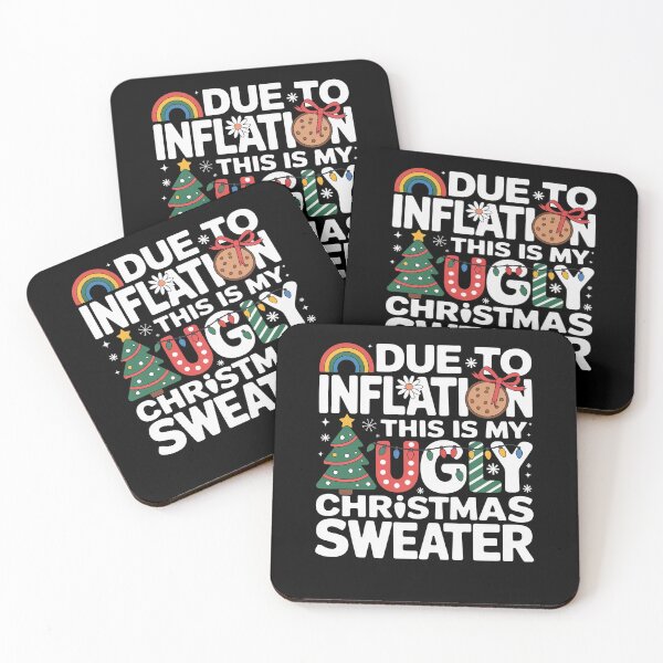 Item preview, Due To Inflation Christmas Ugly  designed and sold by JonGogue.