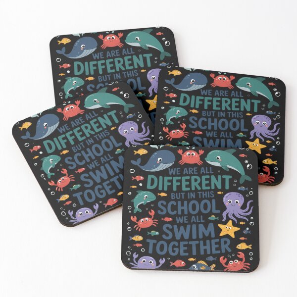 Item preview, We Are Different But In This School We All Swim Together Kid designed and sold by MyzoToyota.
