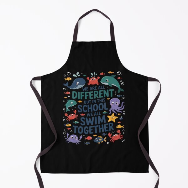 Item preview, We Are Different But In This School We All Swim Together Kid designed and sold by MyzoToyota.
