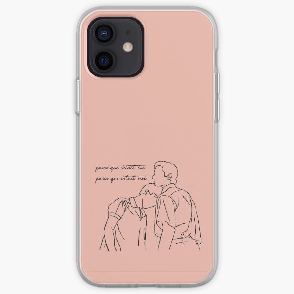LLÁMAME POR TU NOMBRE ESQUEMA (con cita) Funda blanda para iPhone