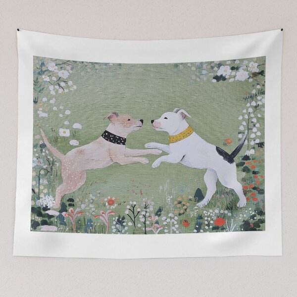 Item preview, PLAYING PIT BULLS illustration .2 designed and sold by lautir.