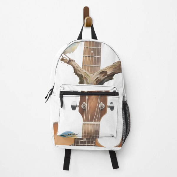 Item preview, Harmony of Music & Nature | Zen Guitar Bird Watercolor T-Shirt designed and sold by NatureNookTees.