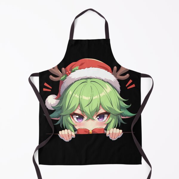 Item preview, Kuki Shinobu Genshin Impact Game Chibi Kawaii Christmas Peeker Ninja Holiday Anime designed and sold by HumbertoValveno.