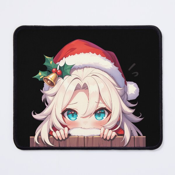 Item preview, Albedo Genshin Impact Game Chibi Kawaii Christmas Peeker Blue Eyes Holiday Anime designed and sold by HumbertoValveno.