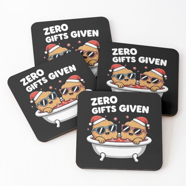 Item preview, Zero Gifts Given Funny Christmas Nugs designed and sold by graphicnew.