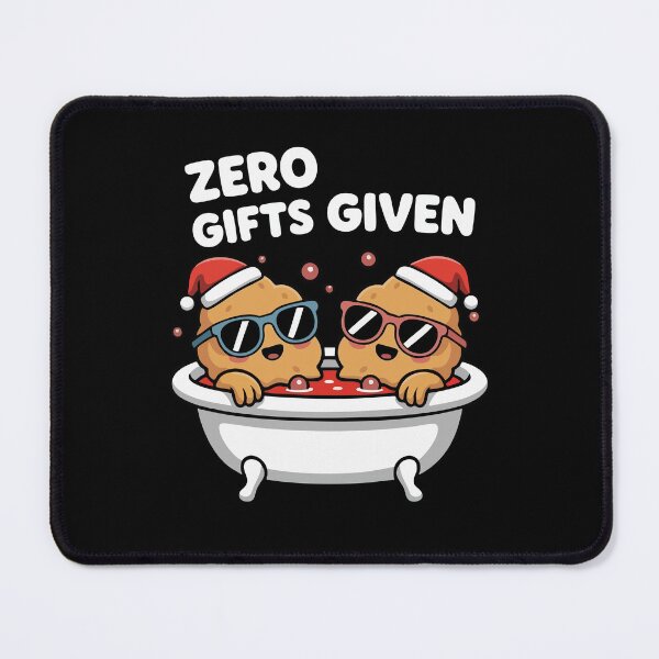 Item preview, Zero Gifts Given Funny Christmas Nugs designed and sold by graphicnew.