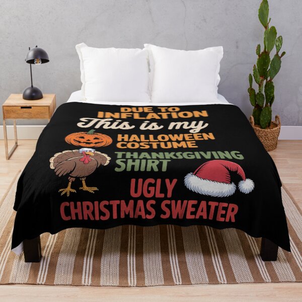 Item preview, Due To Inflation This Is My Halloween Thanksgiving Christmas designed and sold by JonGogue.