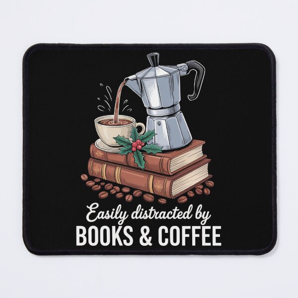 Item preview, Easily Distracted By Books Coffee Readers designed and sold by JonGogue.