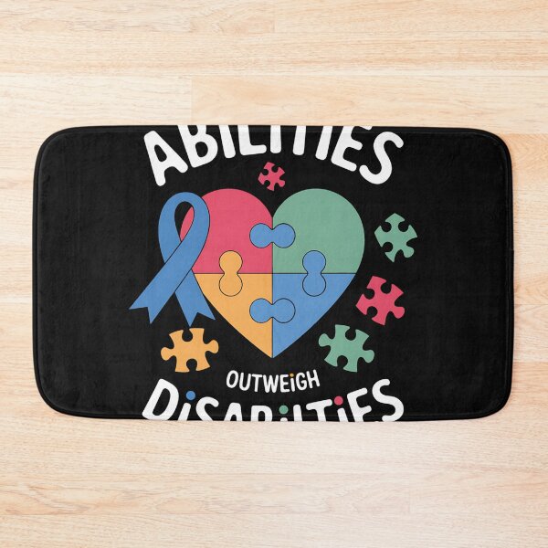 Item preview, Autism Awareness Abilities Outweigh Disabilities Teacher designed and sold by GaryBellcvbnb.