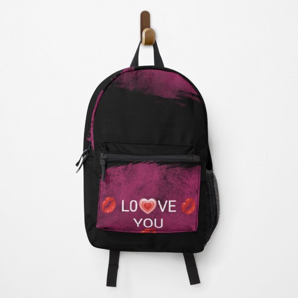Item preview, LOVE YOU Kiss Emoji Art | Pink Brush Stroke Design | Simple Aesthetic Gift designed and sold by Elhelaly.