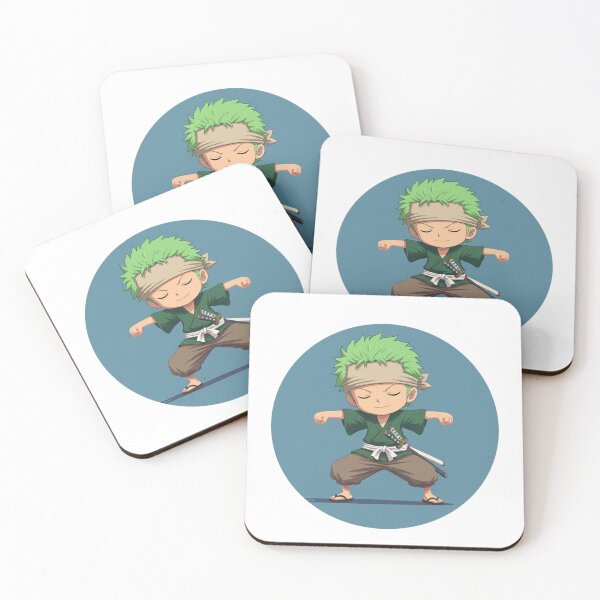 Item preview, Chibi Zoro Dancing, Cute One Piece Anime Art designed and sold by UMI BLOOM.