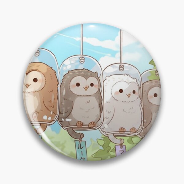 Item preview, Adorable Owl Wind Chimes designed and sold by sebastiansasha.