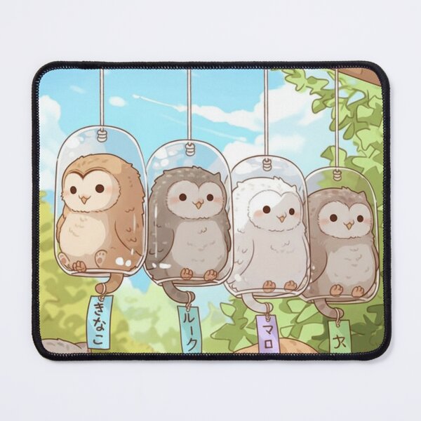 Item preview, Adorable Owl Wind Chimes designed and sold by sebastiansasha.