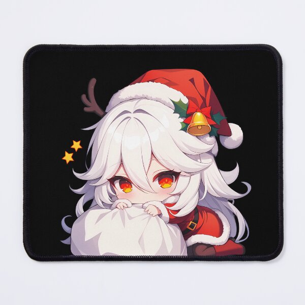 Item preview, Cyno Genshin Impact Game Chibi Kawaii Christmas Peeker Red Suit Holiday Anime designed and sold by HumbertoValveno.