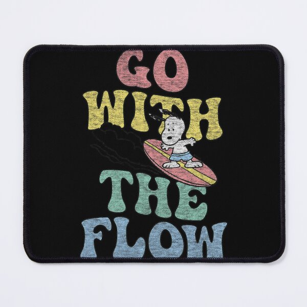 Item preview, Peanuts Go With The Flow Surf Art – Retro Beach Style Illustration designed and sold by darronaselz.