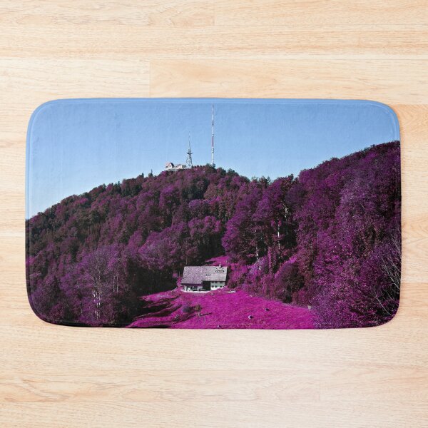 Item preview, Uetliberg Zurich – Pink Enchanted Landscape / Swiss Artwork Photography designed and sold by Raphael Wolf.
