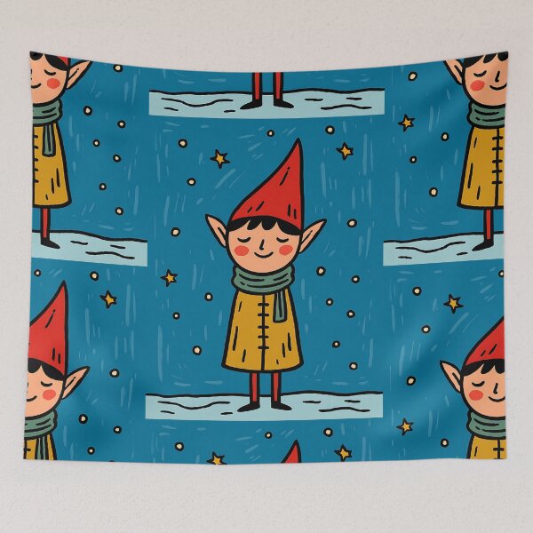 Item preview, Festive Christmas Elf designed and sold by bapupa.