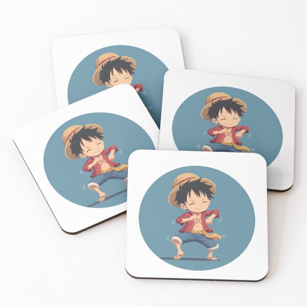 Item preview, Chibi Luffy Dancing, Cute One Piece Anime Art designed and sold by UMI BLOOM.