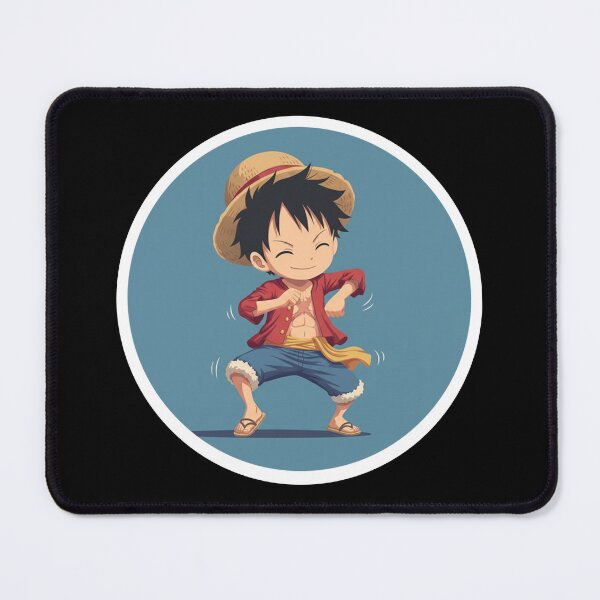 Item preview, Chibi Luffy Dancing, Cute One Piece Anime Art designed and sold by UMI BLOOM.