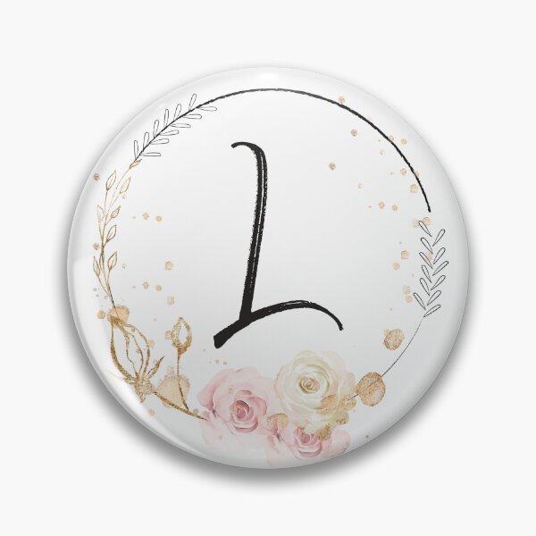 Item preview, Floral Letter L – Elegant Botanical Monogram Design designed and sold by Rionda.