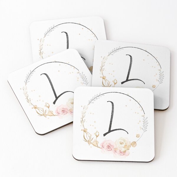 Item preview, Floral Letter L – Elegant Botanical Monogram Design designed and sold by Rionda.