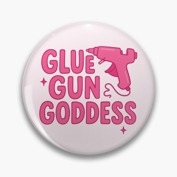 Item preview, Glue Gun Goddess – Bold Hot Pink Crafting Queen Design designed and sold by astersgraphics.