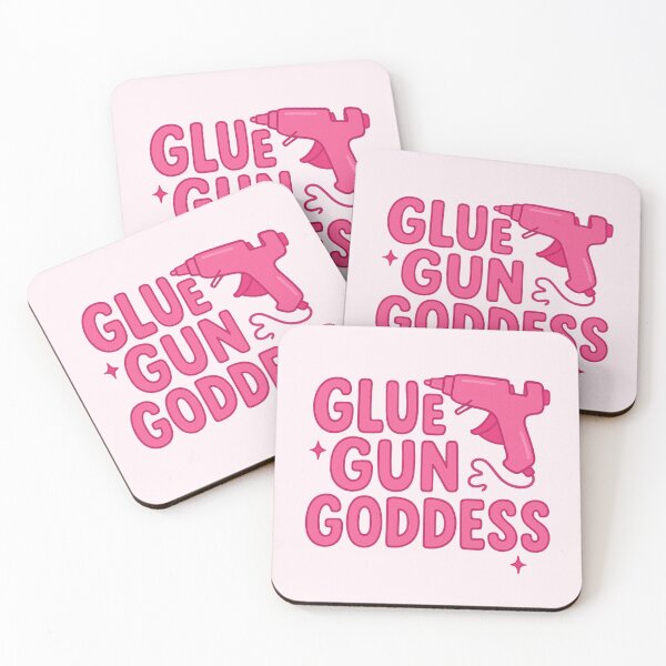 Item preview, Glue Gun Goddess – Bold Hot Pink Crafting Queen Design designed and sold by astersgraphics.